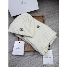 Moncler 몽클레르 몽클레어 울 & 토끼털 모자·목도리 세트