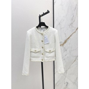 Chanel 샤넬 더블 포켓 배색 자켓 재킷 의류