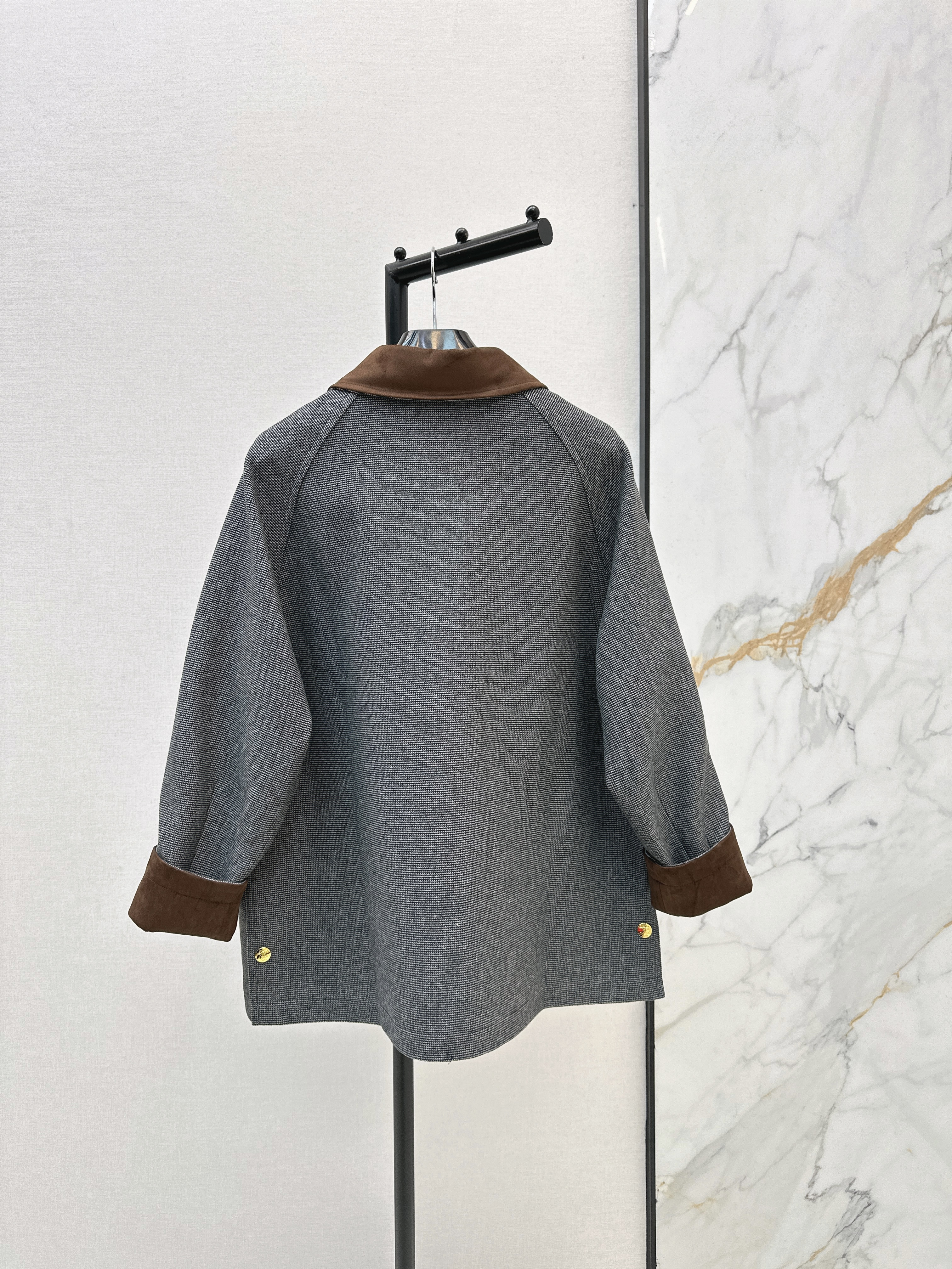 Celine 셀린느 배색 카라 트렌치 자켓 재킷 의류