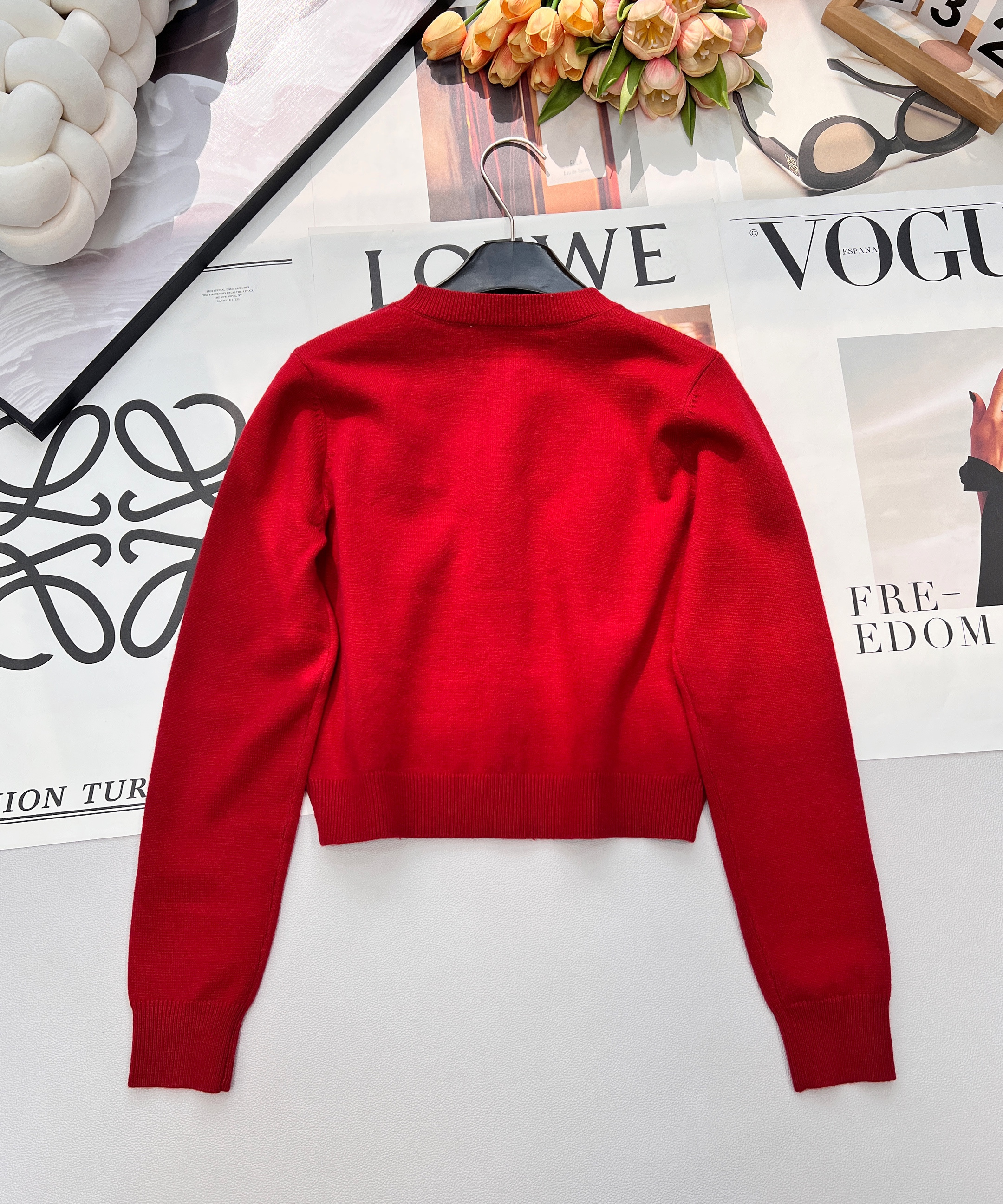 Valentino 발렌티노 입체 체리 니트 가디건 의류