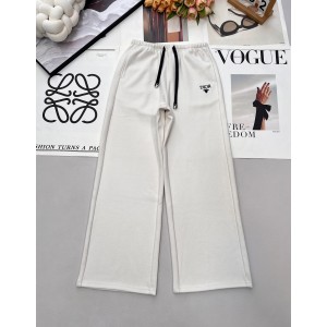 Dior CD 디올 레터링 자수 와이드 트레이닝 팬츠 바지 의류