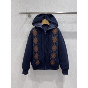 miumiu 미우미우 메라드 캐시미어 후드 집업 패딩 자켓 재킷 의류