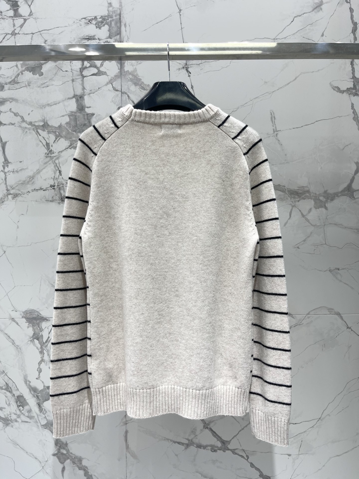 Celine 셀린느 자수 로고 루즈핏 스트라이프 울 니트 의류