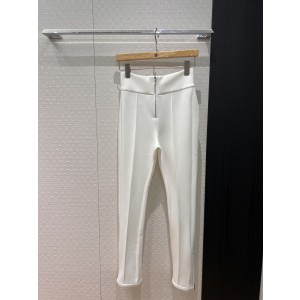 Chanel 샤넬 하이웨스트 집퍼 트임 스페이서(태양면) 슬림핏 팬츠 바지 의류