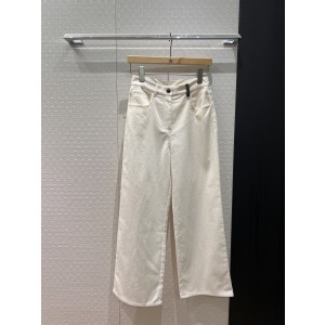 brunello cucinelli BC 브루넬로 쿠치넬리 싱글 코듀로이 직통 와이드 팬츠 바지 의류