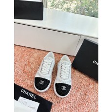 샤넬(Chanel) 스웨이드 쥬얼 플랫폼 스니커즈 신발