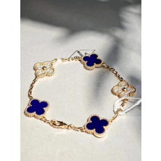 Van Cleef & Arpels 반클리프 앤 아펠(VCA) 블루 아게이트 다이아 5모티프 팔찌