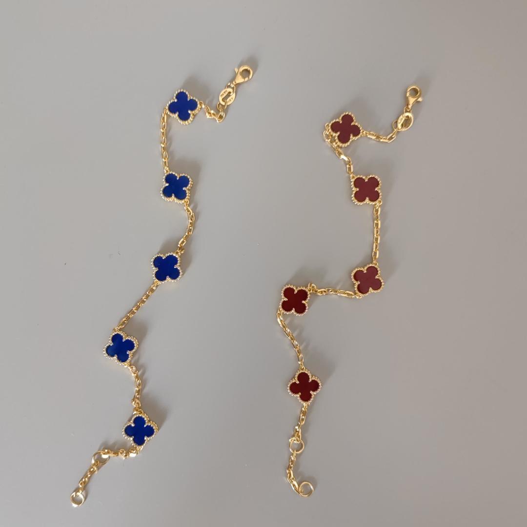 Van Cleef & Arpels 반클리프 앤 아펠(VCA) 커넬리언 스위트 6모티프 팔찌