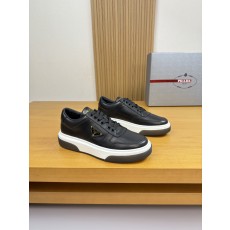 프라다(PRADA) 프리미엄 나파 가죽 스니커즈 신발