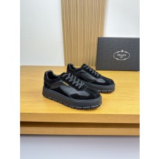 프라다(PRADA) 리치 가죽 & 스웨이드 스니커즈 (프리미엄) 신발
