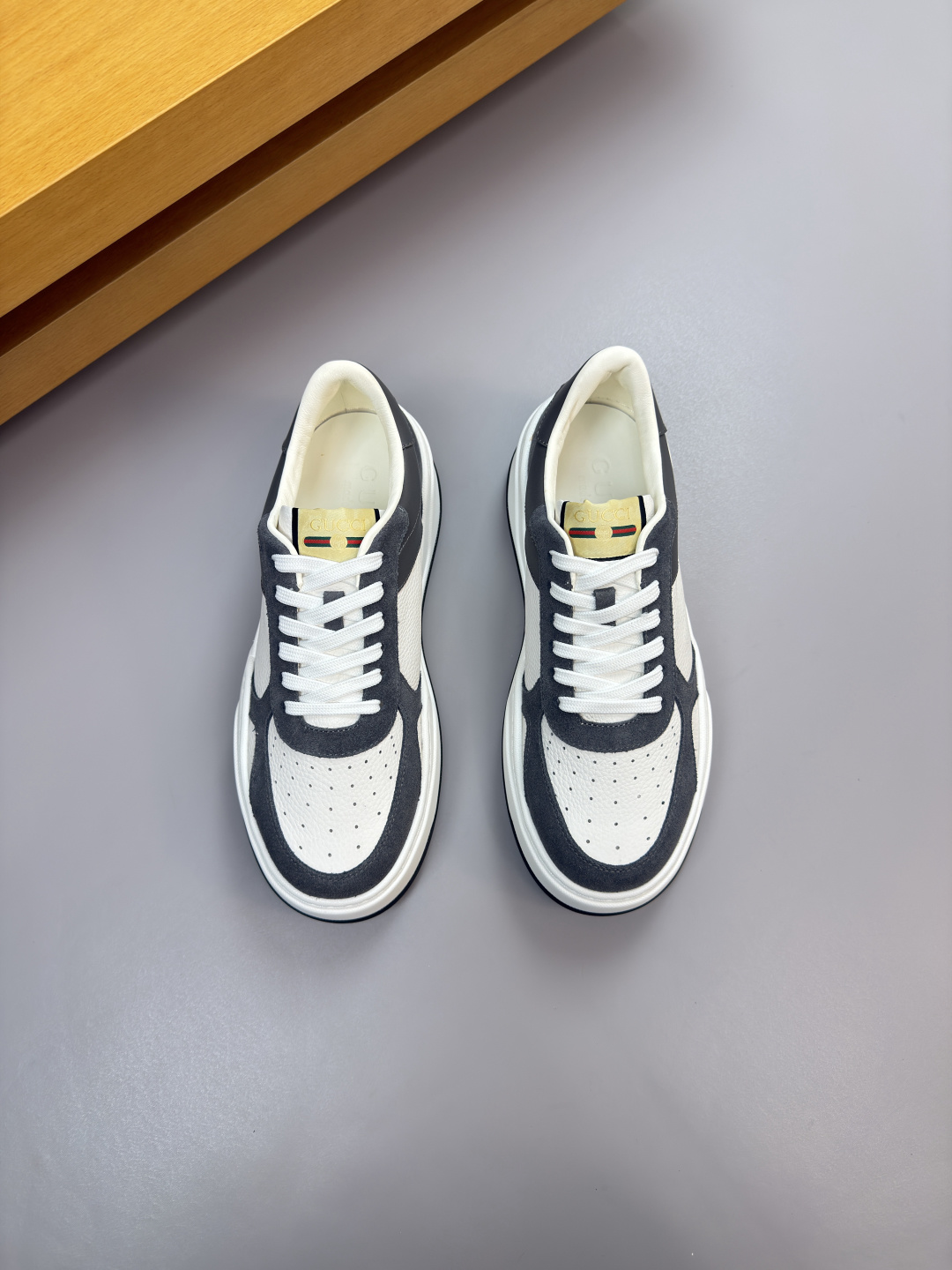 구찌(GUCCI) 믹스 레더 하이엔드 스니커즈 (프리미엄) 신발