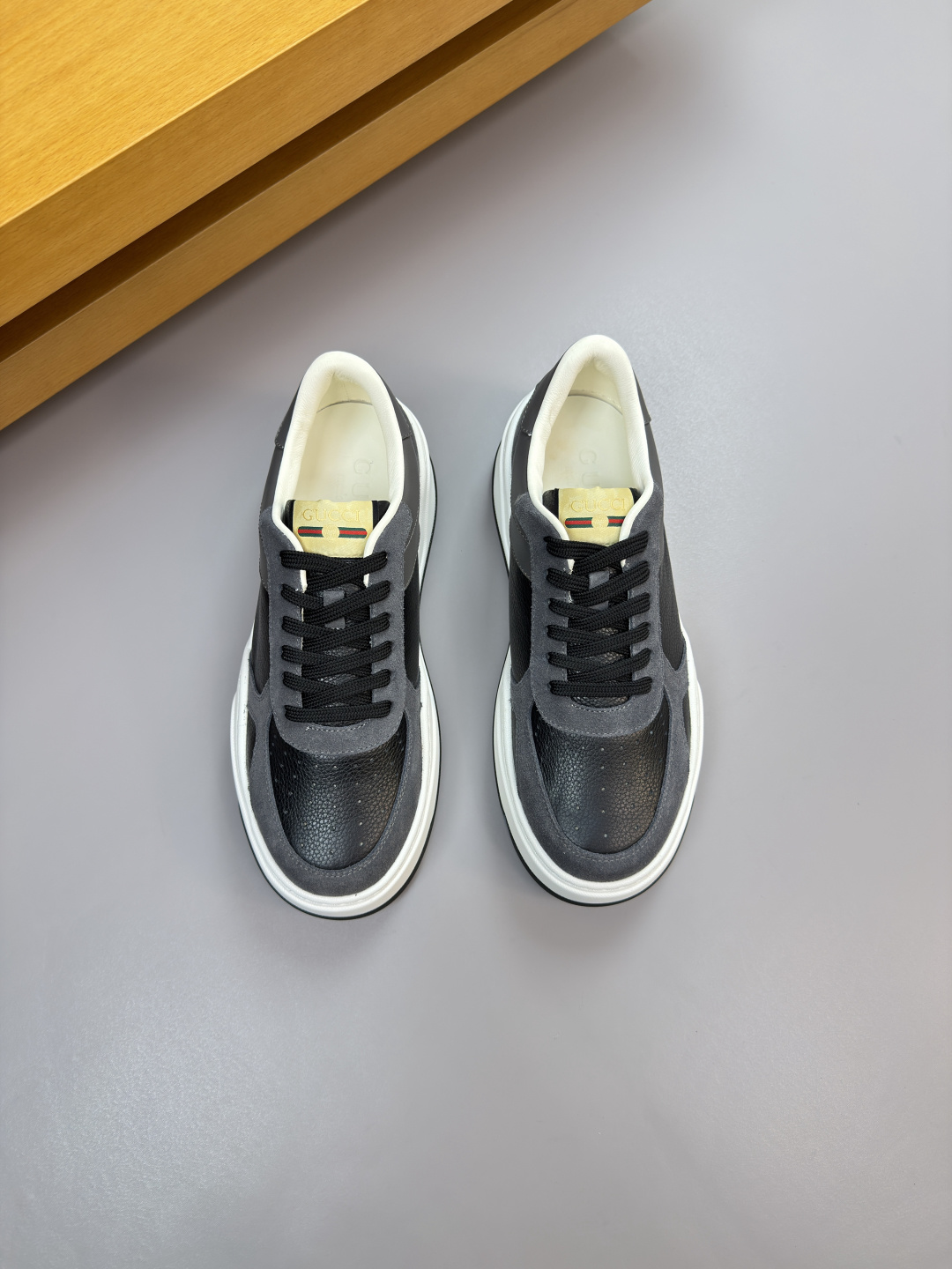 구찌(GUCCI) 믹스 레더 하이엔드 스니커즈 (프리미엄) 신발