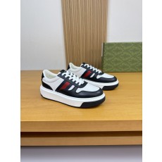 구찌(GUCCI) 나파 가죽 & 시그니처 웹(Web) 스니커즈 (프리미엄) 신발