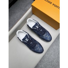 루이비통(Louis Vuitton) LV 레더 & 데님 믹스 스니커즈 (프리미엄) 신발