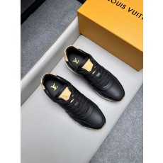 루이비통(Louis Vuitton) LV 레더 & 데님 믹스 스니커즈 (프리미엄) 신발