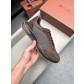 Loro Piana 로로피아나(LP) 스웨이드 캔버스 믹스 남성화 스니커즈 신발