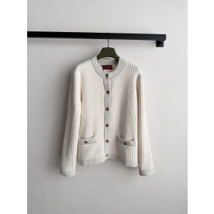 구찌(Gucci) 아이보리 울 루렉스 니트 가디건 의류