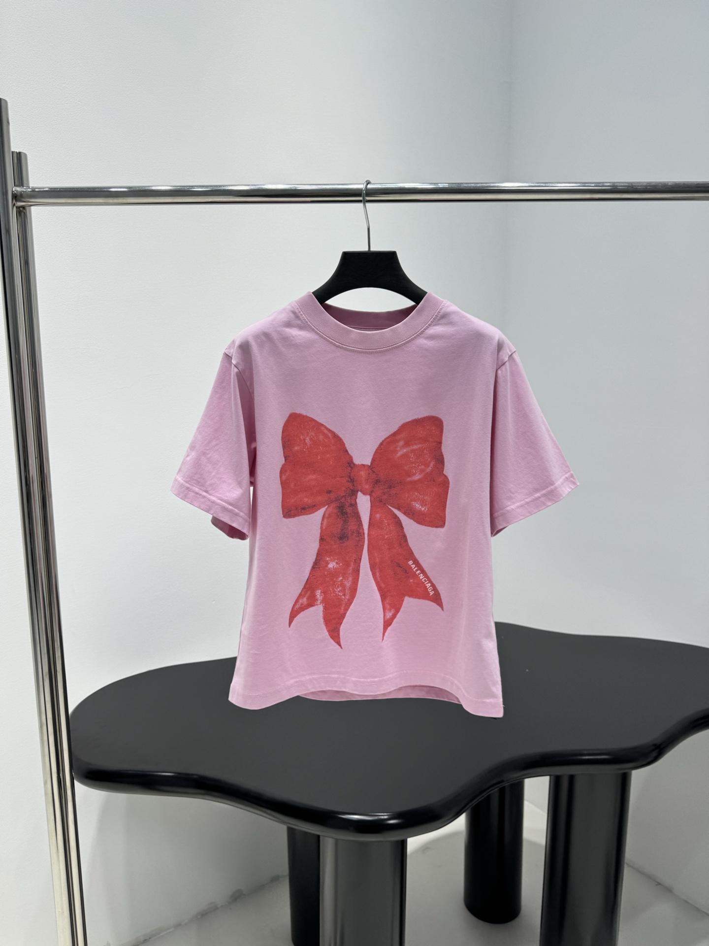 발렌시아가(Balenciaga) BOW 빈티지 리본 반팔 티셔츠 의류