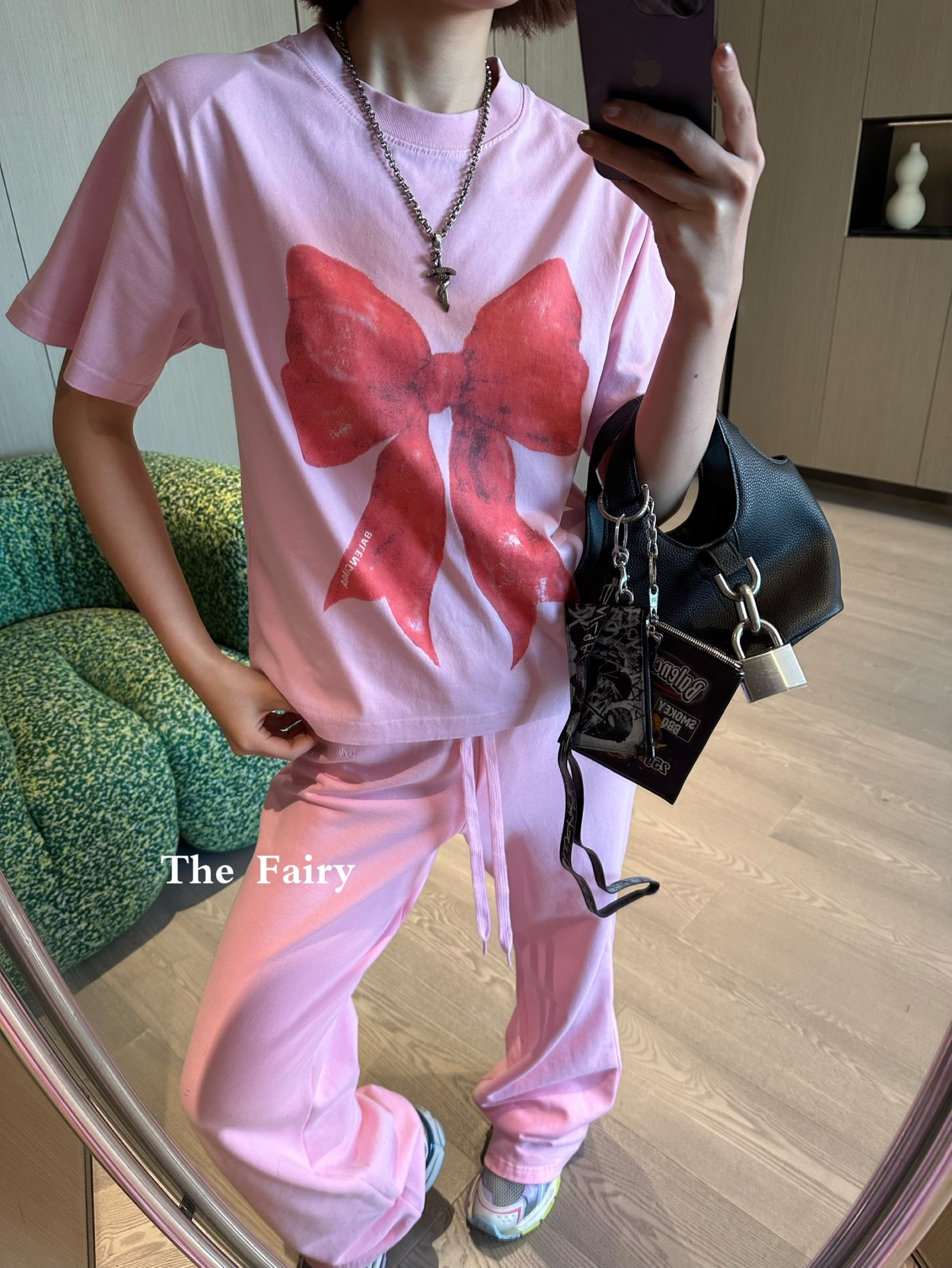 발렌시아가(Balenciaga) BOW 빈티지 리본 반팔 티셔츠 의류