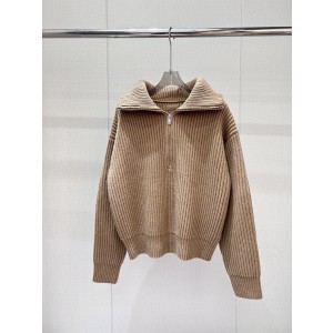 로로피아나(Loro Piana) 니트 & 가죽 패치 스웨터 의류