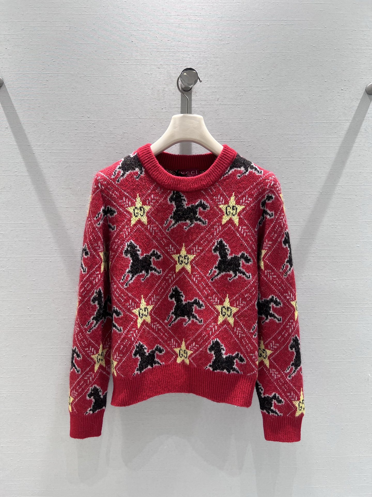 구찌(Gucci) 홀스 & 스타 자카드 니트 의류