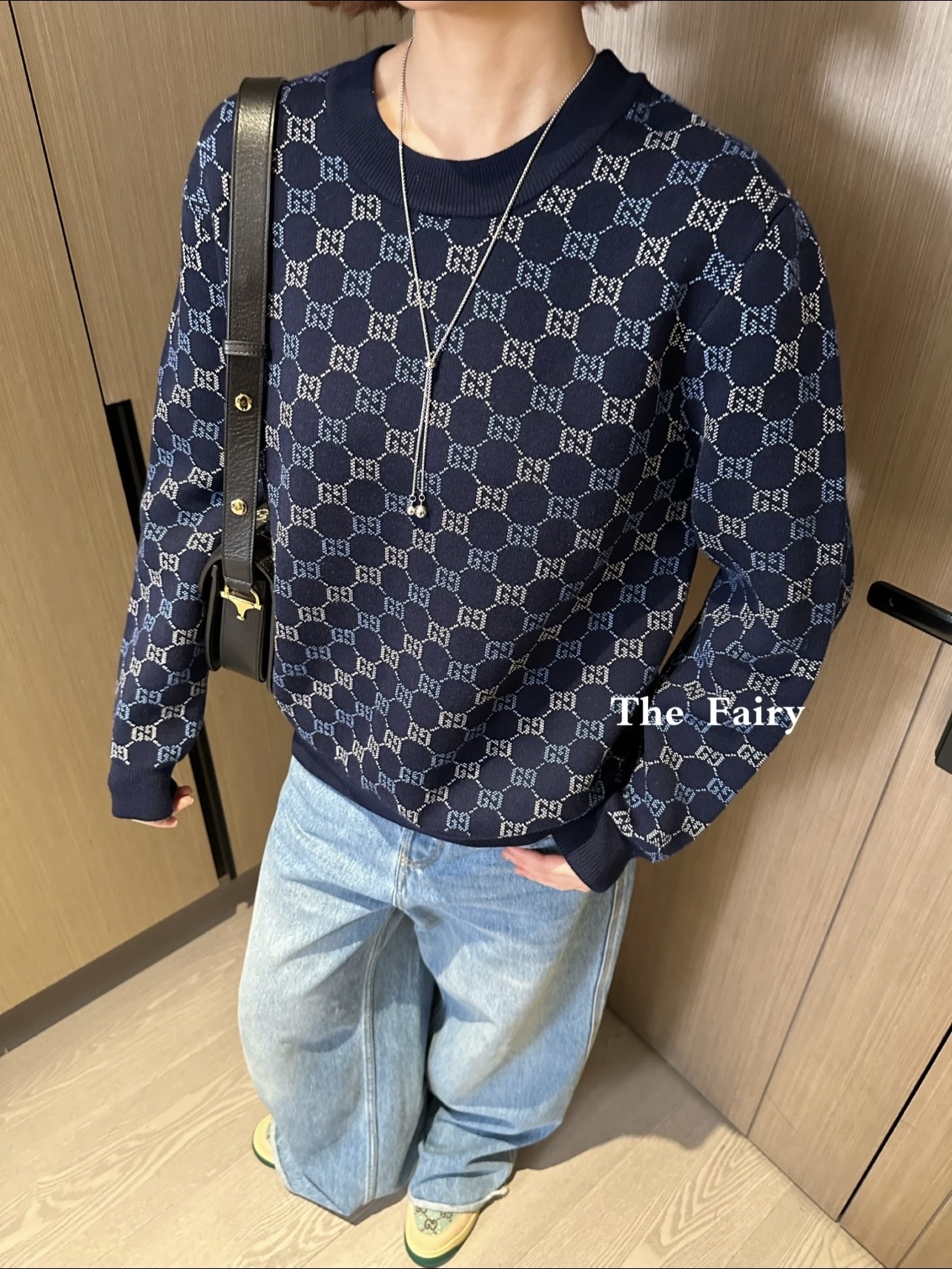 구찌(Gucci)  울 GG 로고 니트 의류