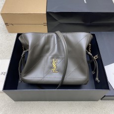 생로랑(YSL) 제이미 4.3 그린 램스킨 미니 토트백 숄더백 가방