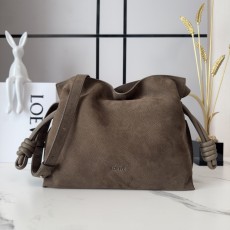 로에베(LOEWE) 플라멩코(Flamenco) 미디움 - 그레인 누벅 숄더백 가방