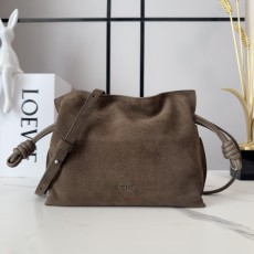 로에베(LOEWE) 플라멩코(Flamenco) 스몰 - 그레인 누벅 숄더백 가방