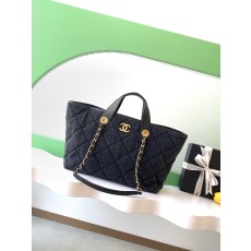 샤넬(Chanel) 25K 블랙 데님 토트백 가방
