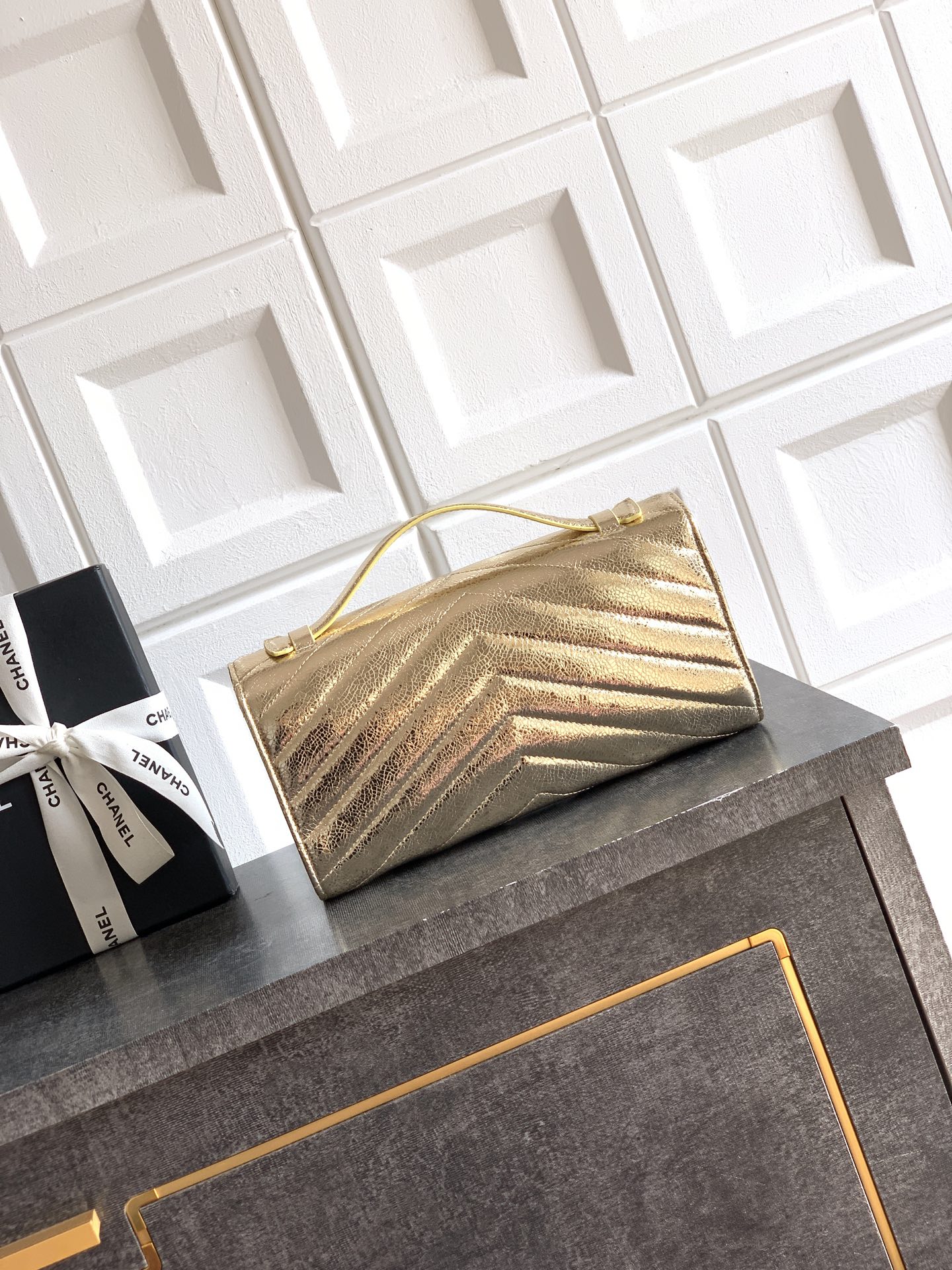 샤넬(Chanel) 26X 샴페인 골드 클러치 백 (핸드백) 가방