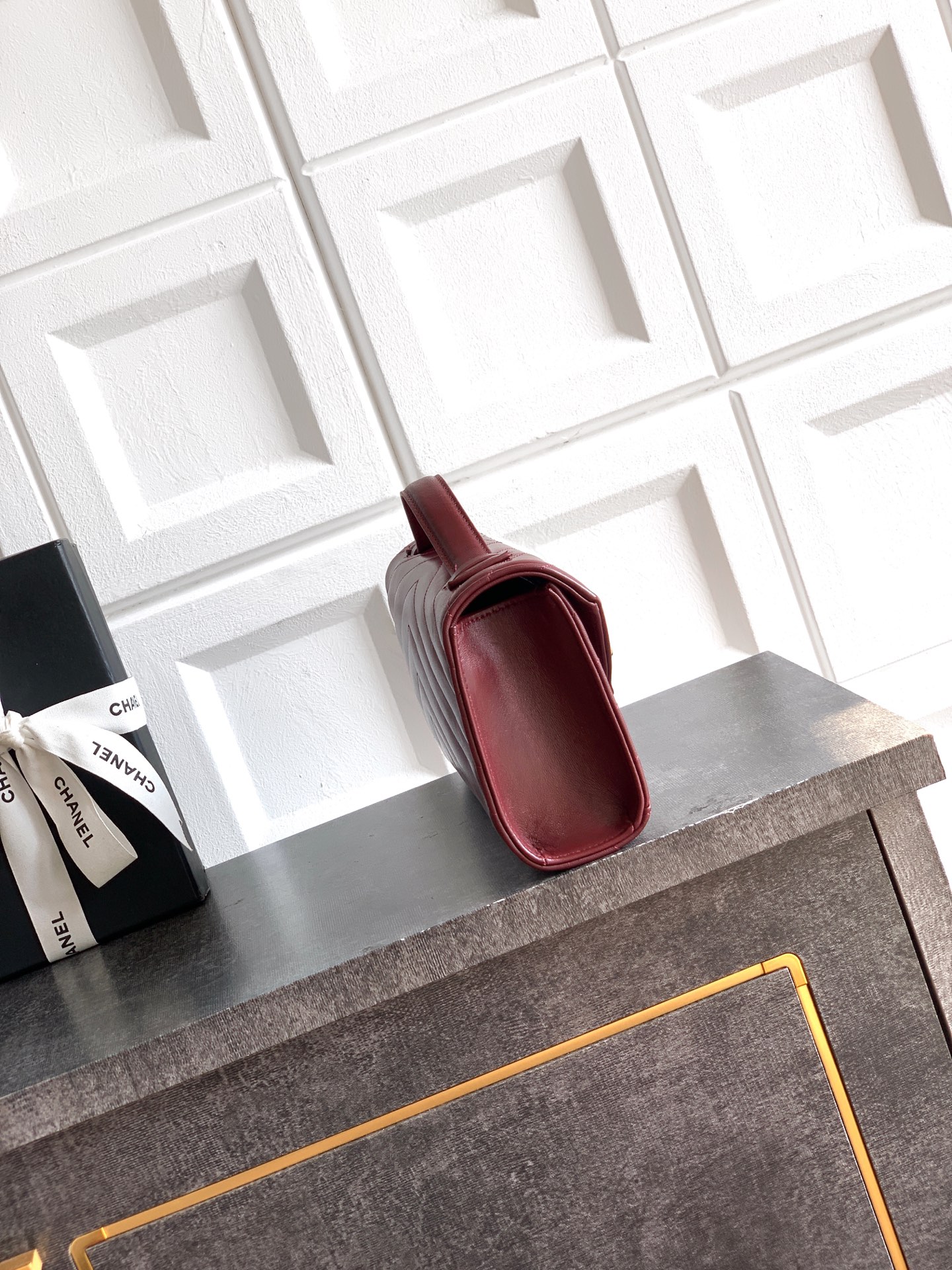 샤넬(Chanel) 26X 버건디(와인레드) 클러치백 핸드백 가방