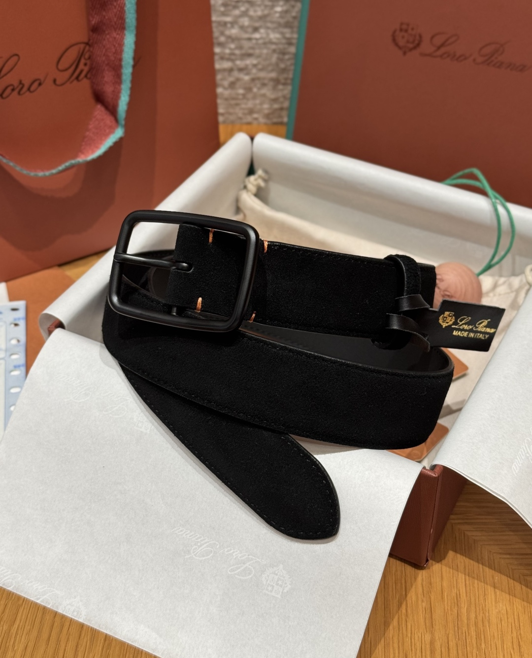 Loro Piana LP 로로 피아나 벌룬(Balloon) 남성 캐주얼 벨트