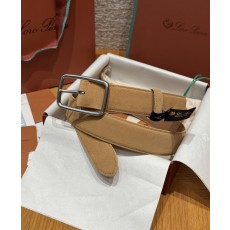 로로 피아나(Loro Piana) LP 벌룬 남성 스웨이드 벨트