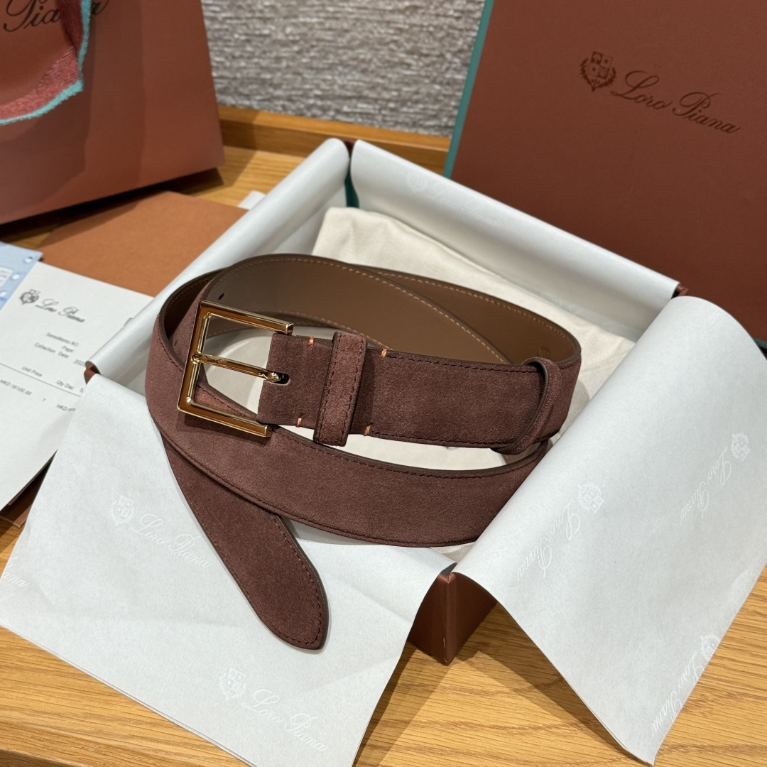 로로 피아나(Loro Piana) LP 알사벨(Alsavel) 남성 캐주얼 벨트