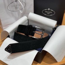 프라다(Prada) 남성 스웨이드 벨트