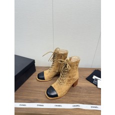 샤넬(Chanel) 26C 마틴 레이스업 앵클 부츠 신발