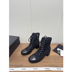 샤넬(Chanel) 26C 마틴 레이스업 앵클 부츠 신발