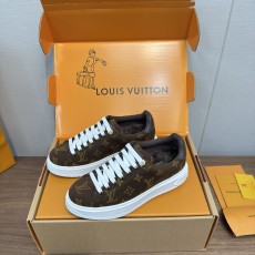 LV 루이비통 타임아웃(Time Out) 모노그램 데님 스니커즈 신발