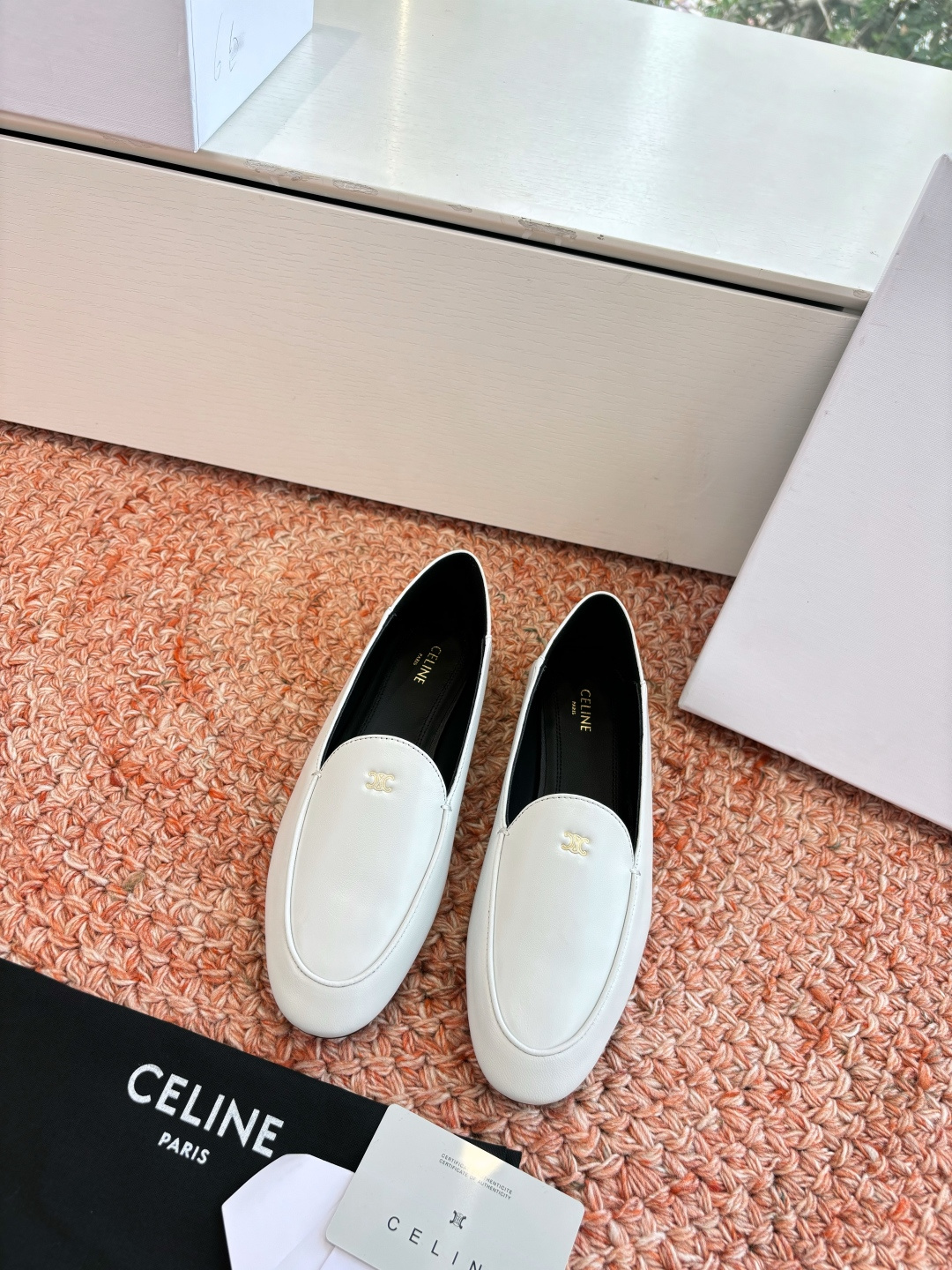 셀린느(Celine) 트리오페 뮬 로퍼 플랫 슈즈 신발