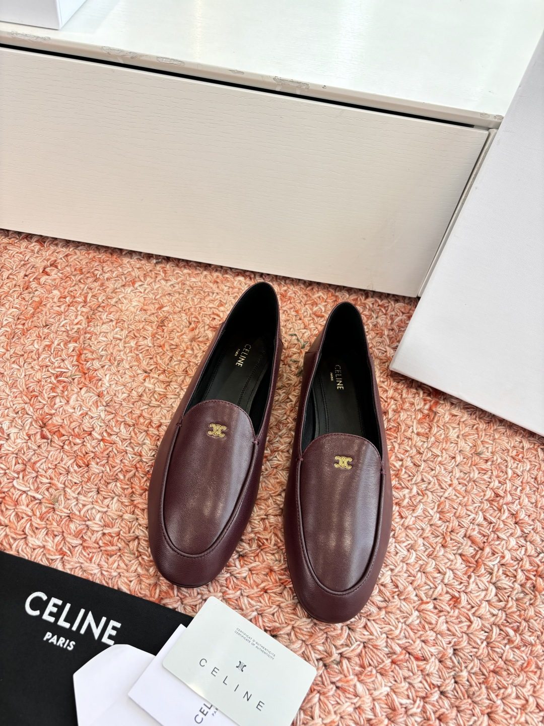 셀린느(Celine) 트리오페 뮬 로퍼 플랫 슈즈 신발