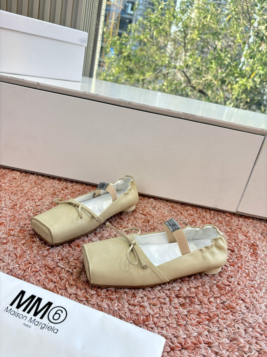 메종 마르지엘라(Maison Margiela) 타비(Tabi) 스틸레토 메리제인 플랫 슈즈 로퍼 신발