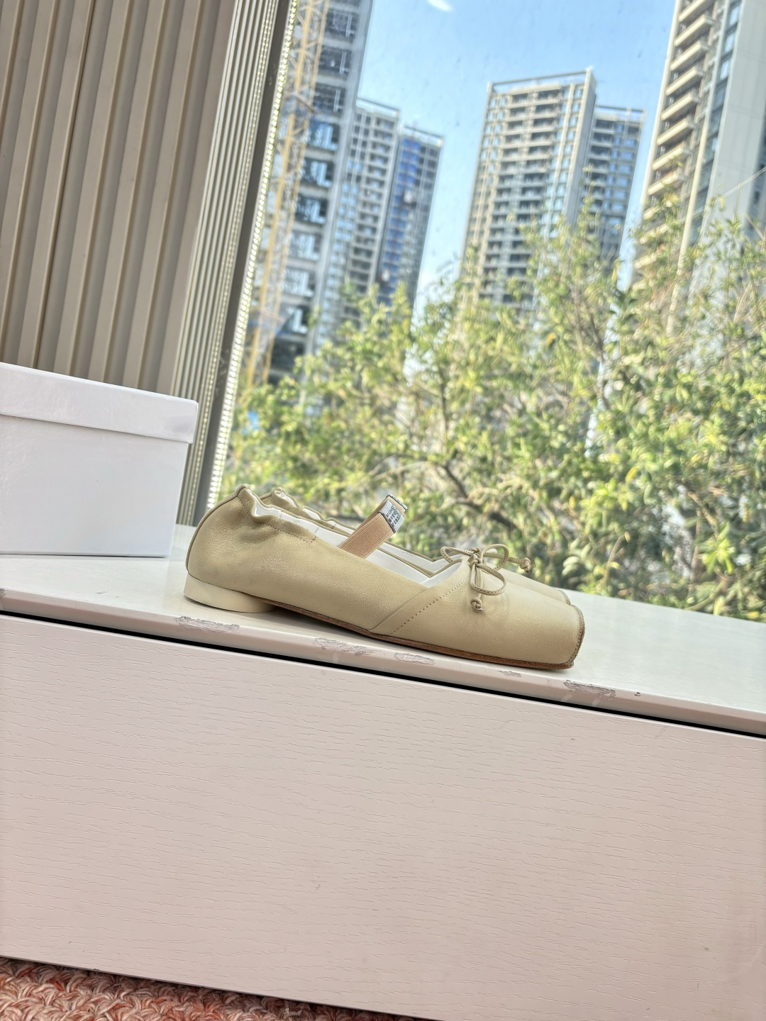 메종 마르지엘라(Maison Margiela) 타비(Tabi) 스틸레토 메리제인 플랫 슈즈 로퍼 신발