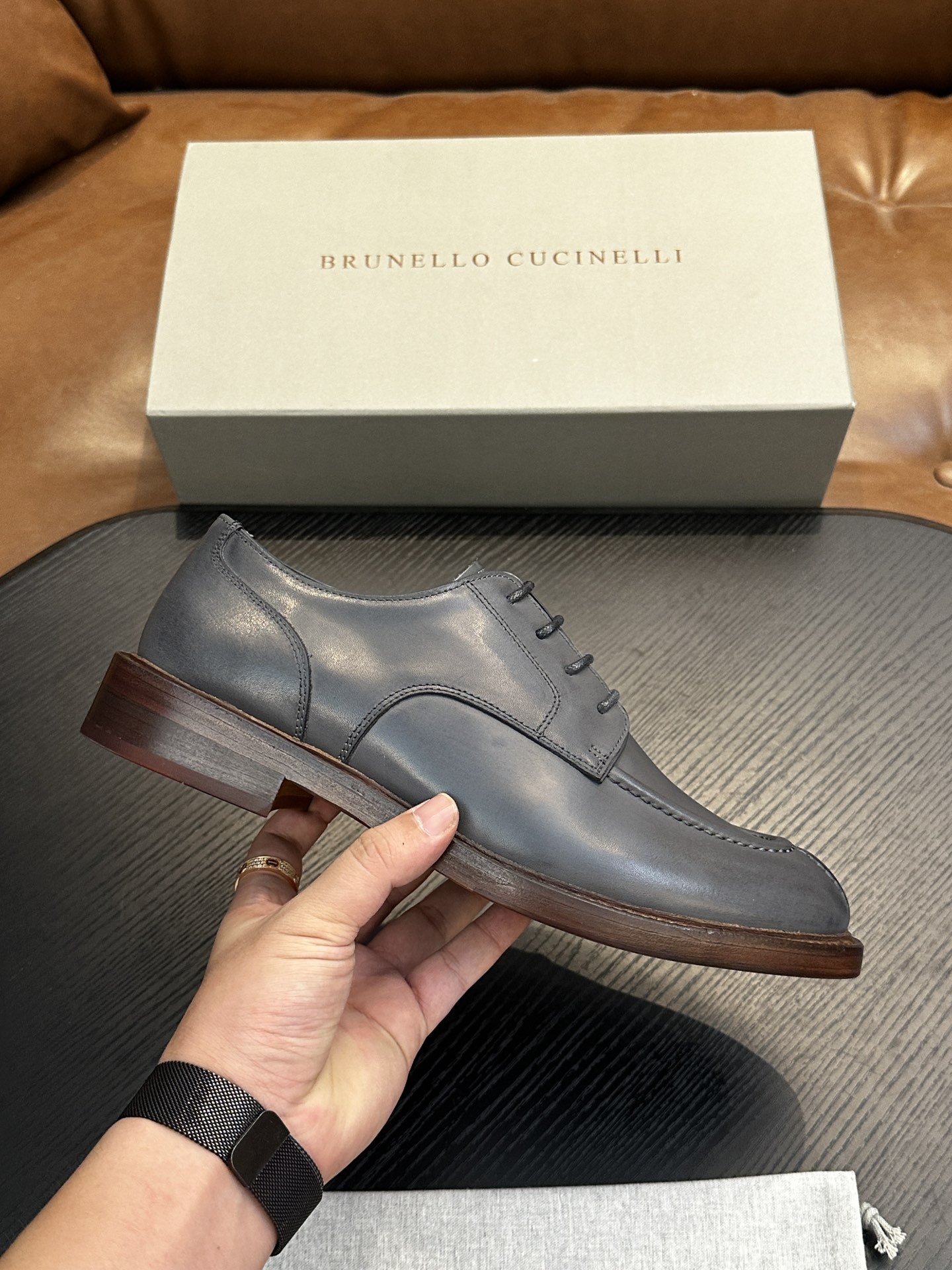 Brunello Cucinelli 브루넬로 쿠치넬리(BC) 가죽창 로퍼 구두 신발