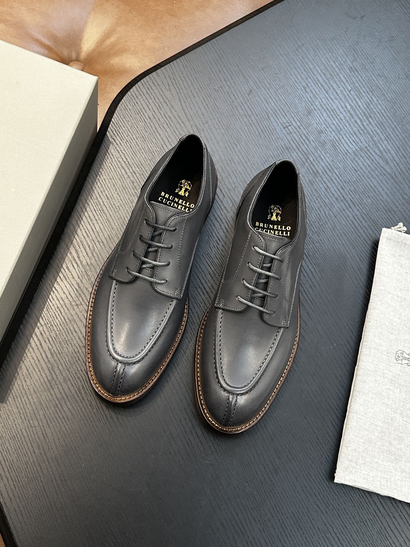 Brunello Cucinelli 브루넬로 쿠치넬리(BC) 가죽창 로퍼 구두 신발