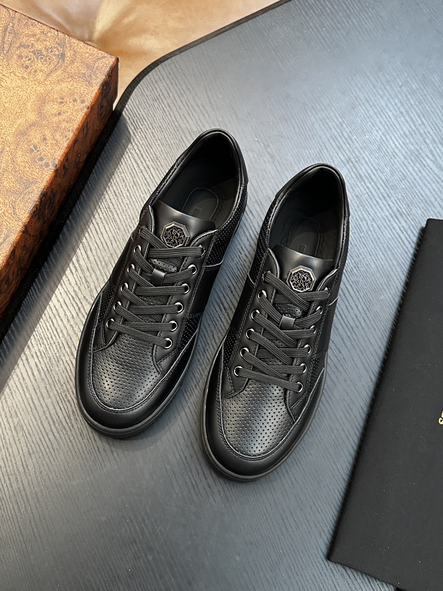 스테파노 리치(Stefano Ricci) 하이엔드 레트로 스니커즈 신발