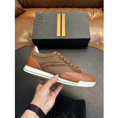 제냐(Zegna) 트리플 스티치 몬테(Monte) 런웨이 스니커즈 신발