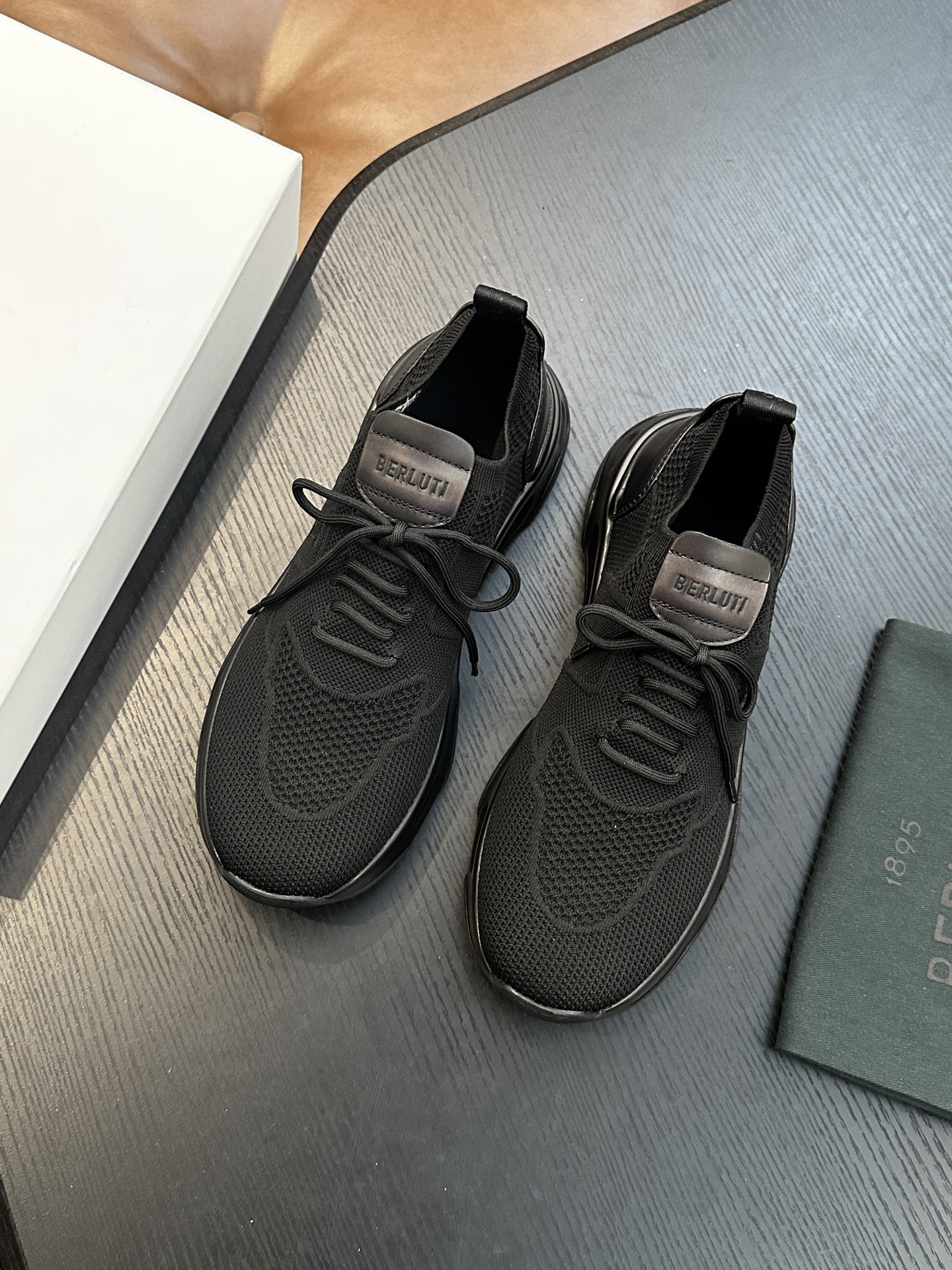 벨루티(Berluti) 섀도우(Shadow) 니트 스니커즈 신발