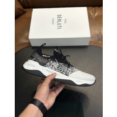 벨루티(Berluti) Shadow 니트 스니커즈 신발