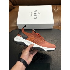 벨루티(Berluti) Shadow 니트 스니커즈 신발